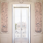 Обои ручная роспись Earlham Almost Mauve варинант исполнения - 3 | Loft Concept в Кирове