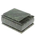 Шкатулка с зеркалом из натурального камня змеевик Stone Casket варинант исполнения - 5 | Loft Concept в Кирове