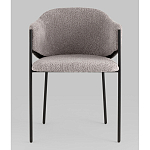 Стул Brace букле серый варинант исполнения - 4 | Loft Concept в Кирове