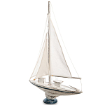Деревянная статуэтка в виде парусника Sailboat Statuette варинант исполнения - 2 | Loft Concept в Кирове