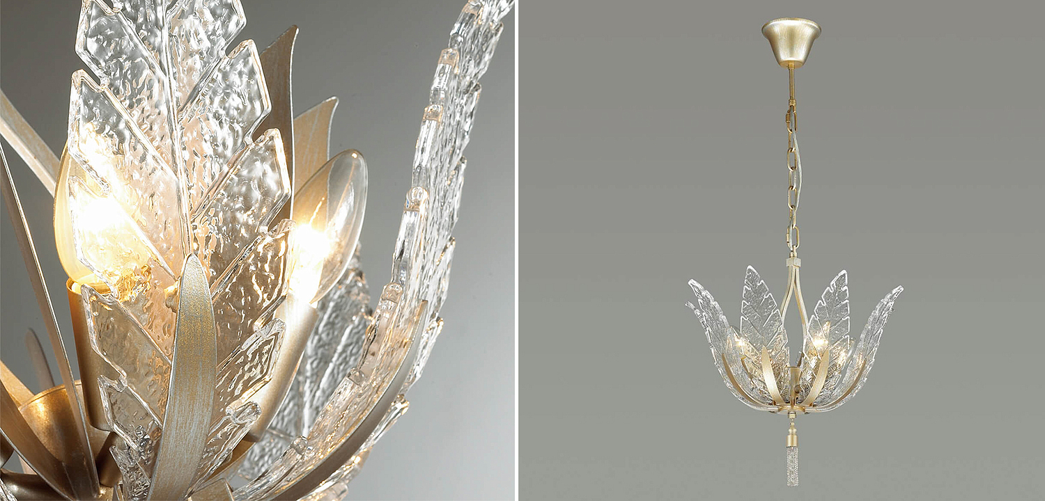 Люстра Glass Petals Chandelier 36 Люстра Glass Petals Chandelier 36 - Loft-Concept в Кирове