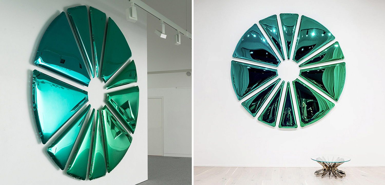 Арт-объект на стену Nucleus Gradient, Monumental Wall Sculpture - Loft-Concept в Кирове