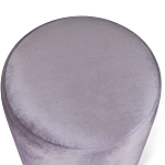 Пуф фиолетовый велюр на золотом металлическом основании Golden Belt варинант исполнения - 2 | Loft Concept в Кирове