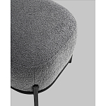 Пуф Стоун букле Fluffy темно-серый варинант исполнения - 3 | Loft Concept в Кирове