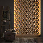 Гипсовая 3D панель с принтографией PM-46 варинант исполнения - 2 | Loft Concept в Кирове