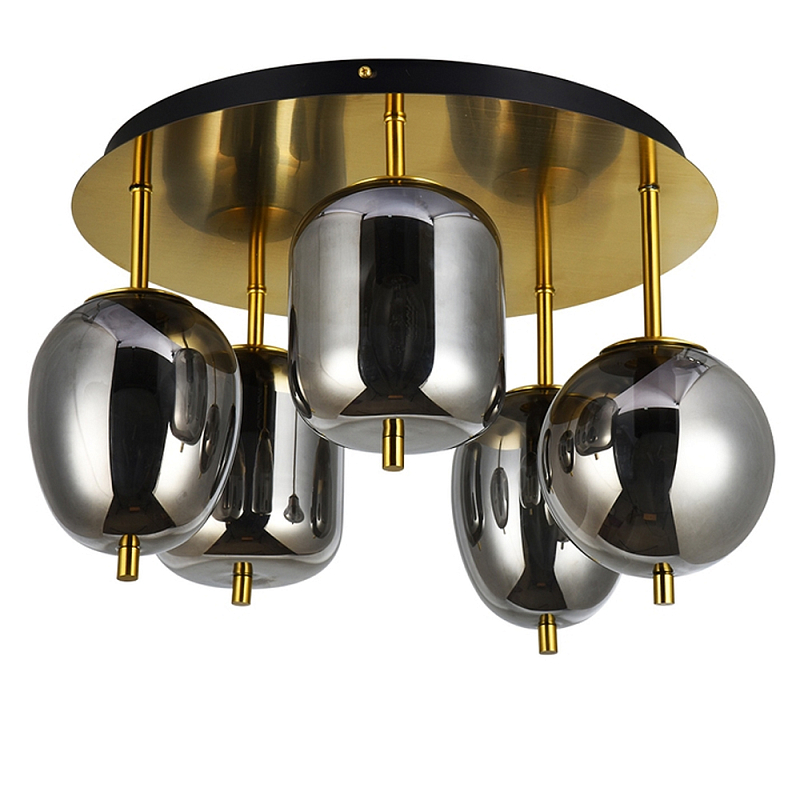 Потолочная люстра Lamp Phenix Серый Медь в Кирове | Loft Concept 