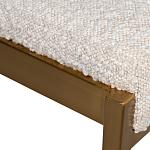 Стул барный букле бежевый с каркасом цвета матовое золото Tactility варинант исполнения - 3 | Loft Concept в Кирове