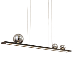 Светодиодная линейная люстра IONA Сhandelier black 103 варинант исполнения - 1 | Loft Concept в Кирове