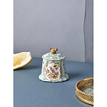 Шкатулка голубого цвета с рисунком и состаренным эффектом Eden Garden варинант исполнения - 7 | Loft Concept в Кирове