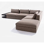 4-х местный Угловой модульный диван Zartаrn с приставным деревянным столиком варинант исполнения - 3 | Loft Concept в Кирове