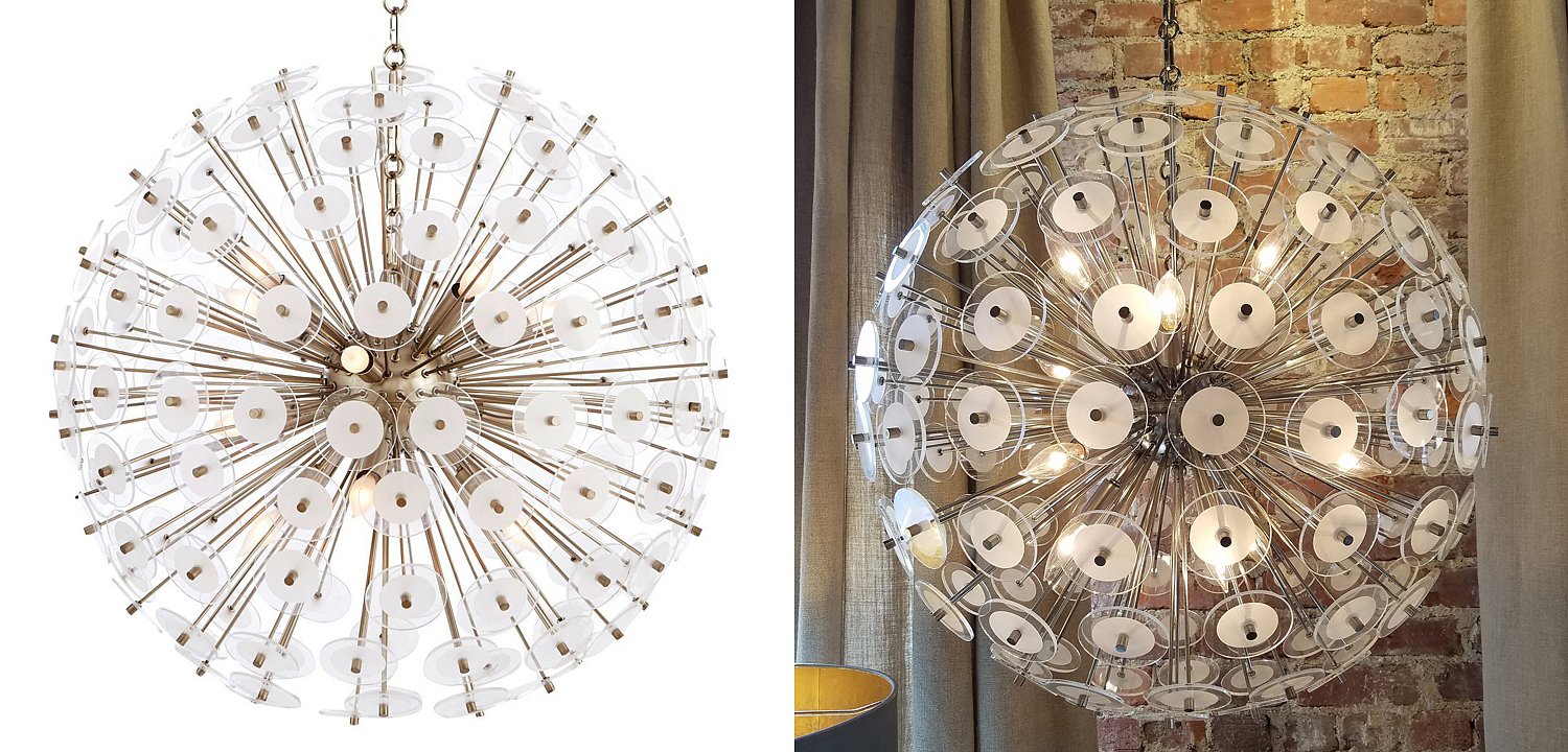 Люстра White Disco Glass Sputnik Chandelier 56 Люстра White Disco Glass Sputnik Chandelier 56 - Loft-Concept в Кирове