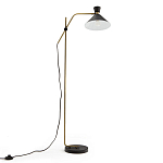 Торшер с поворотным плафоном Davy Brass Floor Lamp варинант исполнения - 2 | Loft Concept в Кирове