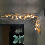 Потолочный светильник с настенным креплением в виде дерева Escape of Light варинант исполнения - 1 | Loft Concept в Кирове