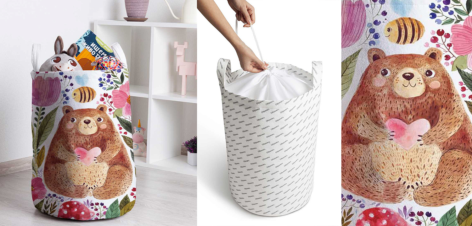 Корзина Love Bear Basket Корзина Love Bear Basket - Loft-Concept в Кирове