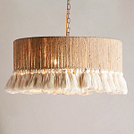 Люстра круглая плетеная с кисточками Solar Glow варинант исполнения - 9 | Loft Concept в Кирове