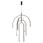 Люстра подвесная с дугообразными изогнутыми элементами Luke Lampco Tracer Lamp варинант исполнения - 5 | Loft Concept в Кирове