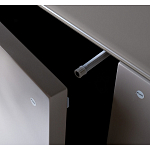 Комод со стеклянной столешницей и с выдвижными ящиками Minimalist Accent варинант исполнения - 4 | Loft Concept в Кирове