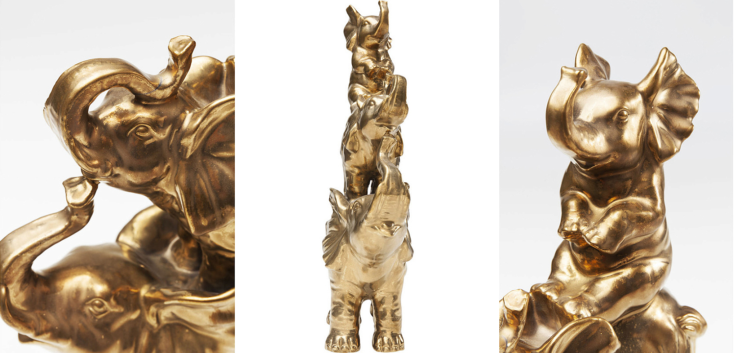 Статуэтка Family of Golden Elephants Статуэтка Family of Golden Elephants - Loft-Concept в Кирове