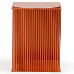 Оранжевый приставной стол из металла Lattice варинант исполнения - 2 | Loft Concept в Кирове