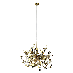 Подвесной светильник с металлическими круглыми элементами Terzani Argent варинант исполнения - 6 | Loft Concept в Кирове