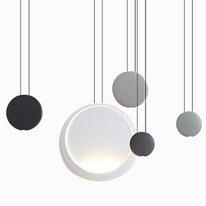 Люстра Vibia Cosmos Rectangular 5 moon