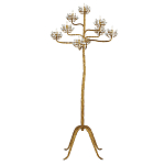 Торшер золотой в виде растения Golden Flower Glade варинант исполнения - 2 | Loft Concept в Кирове