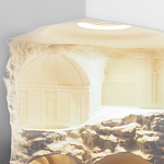 Встраиваемый в стену гипсовый светильник под покраску в античном стиле Antiquity Athena варинант исполнения - 11 | Loft Concept в Кирове