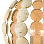 Люстра в форме шара с декором из круглых декоративных элементов Texture Discs варинант исполнения - 1 | Loft Concept в Кирове