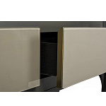 Консоль тёмно-коричневого цвета с 2-мя ящиками Gladstone варинант исполнения - 4 | Loft Concept в Кирове