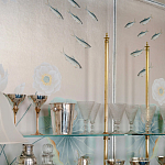 Обои ручная роспись Jakuchu Original colourway on Tarnished Silver gilded paper варинант исполнения - 1 | Loft Concept в Кирове