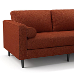 Мебельная ткань Шенилл терракотовый цвет 138 см T4-44 варинант исполнения - 1 | Loft Concept в Кирове