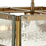 Потолочный светильник квадратный из толстого литого стекла Cast Glass варинант исполнения - 2 | Loft Concept в Кирове