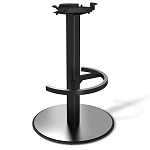 Барный стул вращающийся со спинкой Бежевый Велюр Vendramin Chair варинант исполнения - 4 | Loft Concept в Кирове