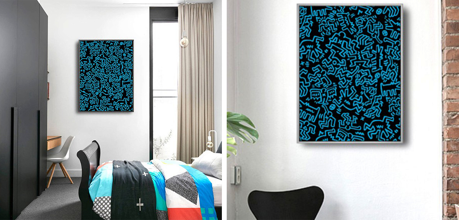 Постер Keith Haring 7 Постер Keith Haring 7 - Loft-Concept в Кирове