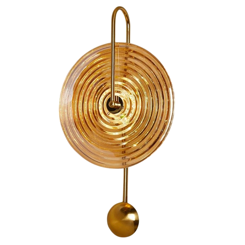 Бра бронзовое с с прозрачными стеклянными плафонами Golden Spiral Бронза Бра бронзовое с с прозрачными стеклянными плафонами Golden Spiral Бронза в Кирове | Loft Concept