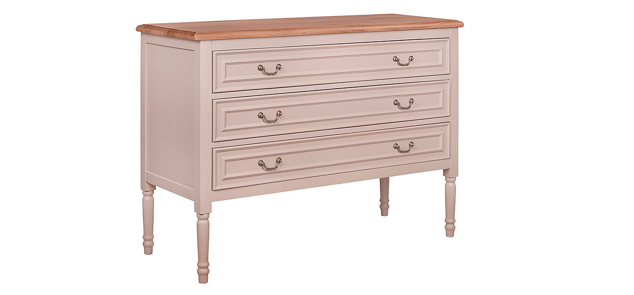 Бежевый комод из дуба Amelia beige Бежевый комод из дуба Amelia beige - Loft-Concept в Кирове