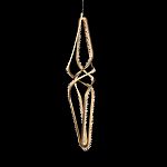 Подвесной светильник с декоративными элементами в виде кристаллов Smooth Shine варинант исполнения - 2 | Loft Concept в Кирове