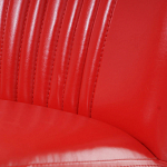 Кресло с обивкой из эко-кожи Harper Armchair Red варинант исполнения - 7 | Loft Concept в Кирове