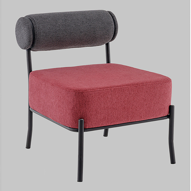 Кресло Ponpoun тёмно-серый бордо Красный Черный Серый в Кирове | Loft Concept 