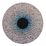 Бра круглое стеклянное с морозным эффектом Heterochromia варинант исполнения - 2 | Loft Concept в Кирове