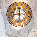 Часы настенные из металла в стиле лофт Clock with History варинант исполнения - 2 | Loft Concept в Кирове