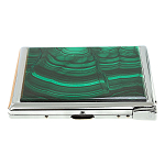 Портсигар на 10 сигарет с газовой зажигалкой из натурального камня Малахит Stone Cigarettes Cases варинант исполнения - 5 | Loft Concept в Кирове