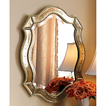 Зеркало настенное овальное в раме цвета шампань Mirror Splashes варинант исполнения - 1 | Loft Concept в Кирове