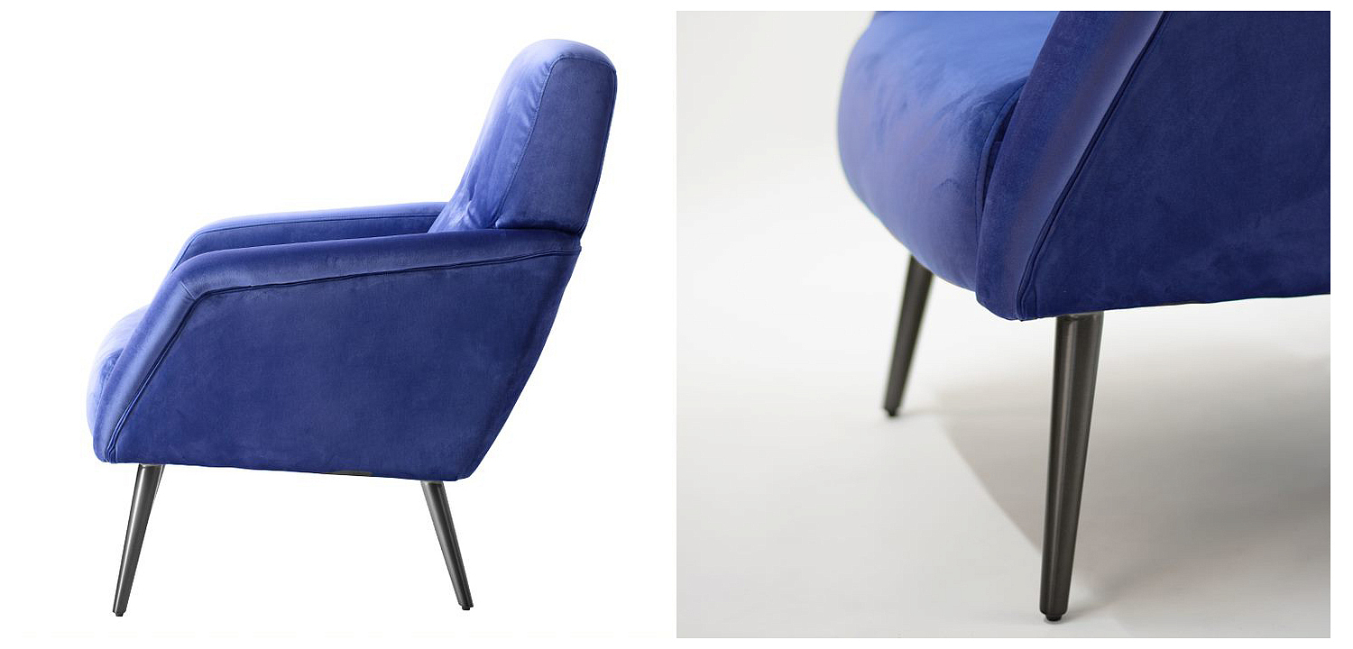 Кресло Diaspro Chair blue Кресло Diaspro Chair blue - Loft-Concept в Кирове