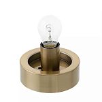 Настольный светильник с плафоном из затемненного стекла с рельефным узором Glass lampshade with Relief Pattern варинант исполнения - 2 | Loft Concept в Кирове