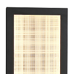 Светодиодное прямоугольное бра из металла черного цвета Lattice Lux варинант исполнения - 6 | Loft Concept в Кирове