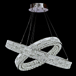 Люстра на 2 кольца с текстурной огранкой Reflection of Reality варинант исполнения - 7 | Loft Concept в Кирове