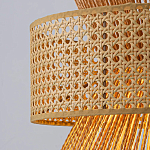 Подвесной светильник с абажуром из натуральных материалов Light Inside the Cell варинант исполнения - 4 | Loft Concept в Кирове