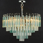 Дизайнерская люстра AQUA Blue Lagoon бирюзовое стекло несколько ярусов варинант исполнения - 6 | Loft Concept в Кирове