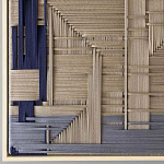 Аксессуар Геометрическая абстракция Figurative Beige Wall Hangings варинант исполнения - 1 | Loft Concept в Кирове